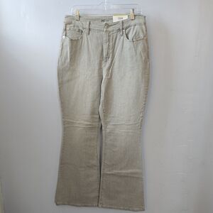 INC International Concepts Women's Light Gray Flare Jeans